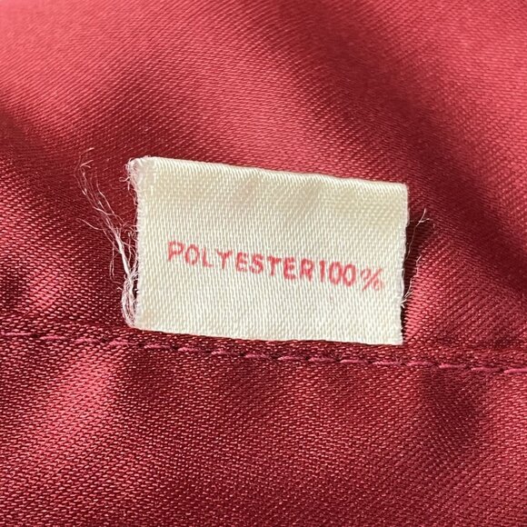 Vintage A Dong Mens Floral Luxurious Red Robe One Size Tie Bath Lounge - Picture 4 of 6